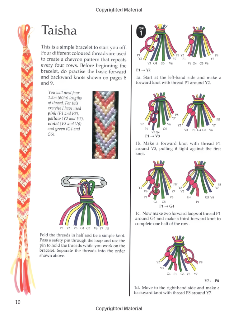The Taisha Chevron Guide: Mastering the V-Pattern Macrame Bracelet