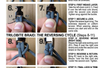 How to Make a Paracord Trilobite Braid Bracelet