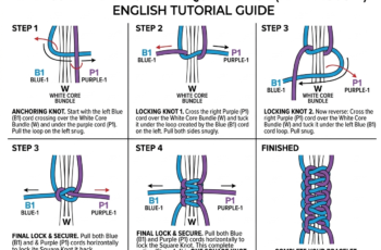 How to Make a Macrame Square Knot (Hira-musubi)