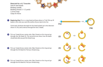 How to Make a Star Bead Bracelet – Easy Seed Bead Pattern