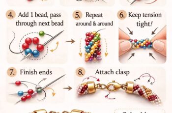 Tubular Bead Bracelet – Easy Circle Stitch Tutorial for Beginners